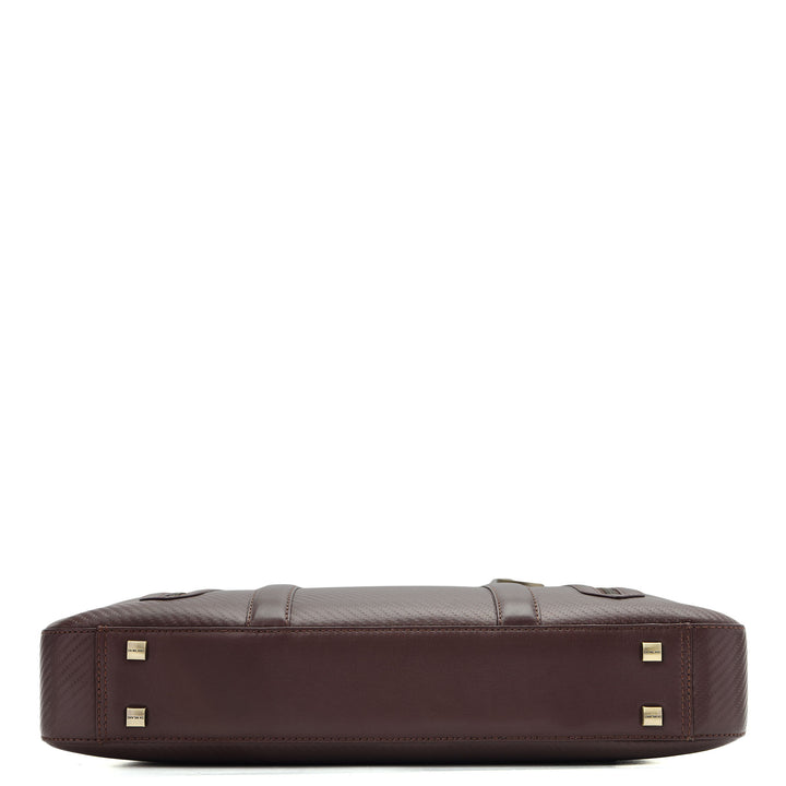 Classic Laptop Bag (L) - Burgundy