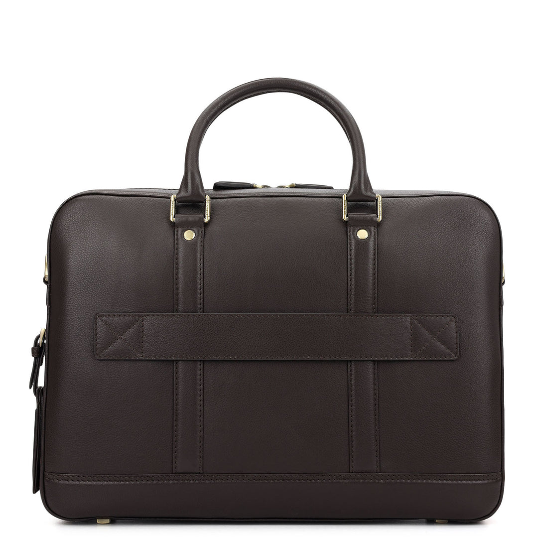 Monogram Laptop Bag - Brown