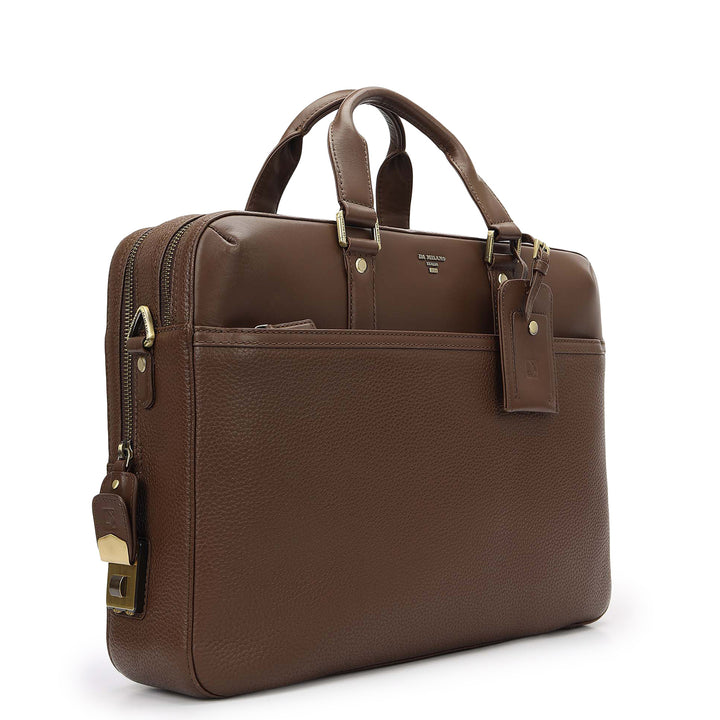 Classic Laptop Bag (M) - Mocha