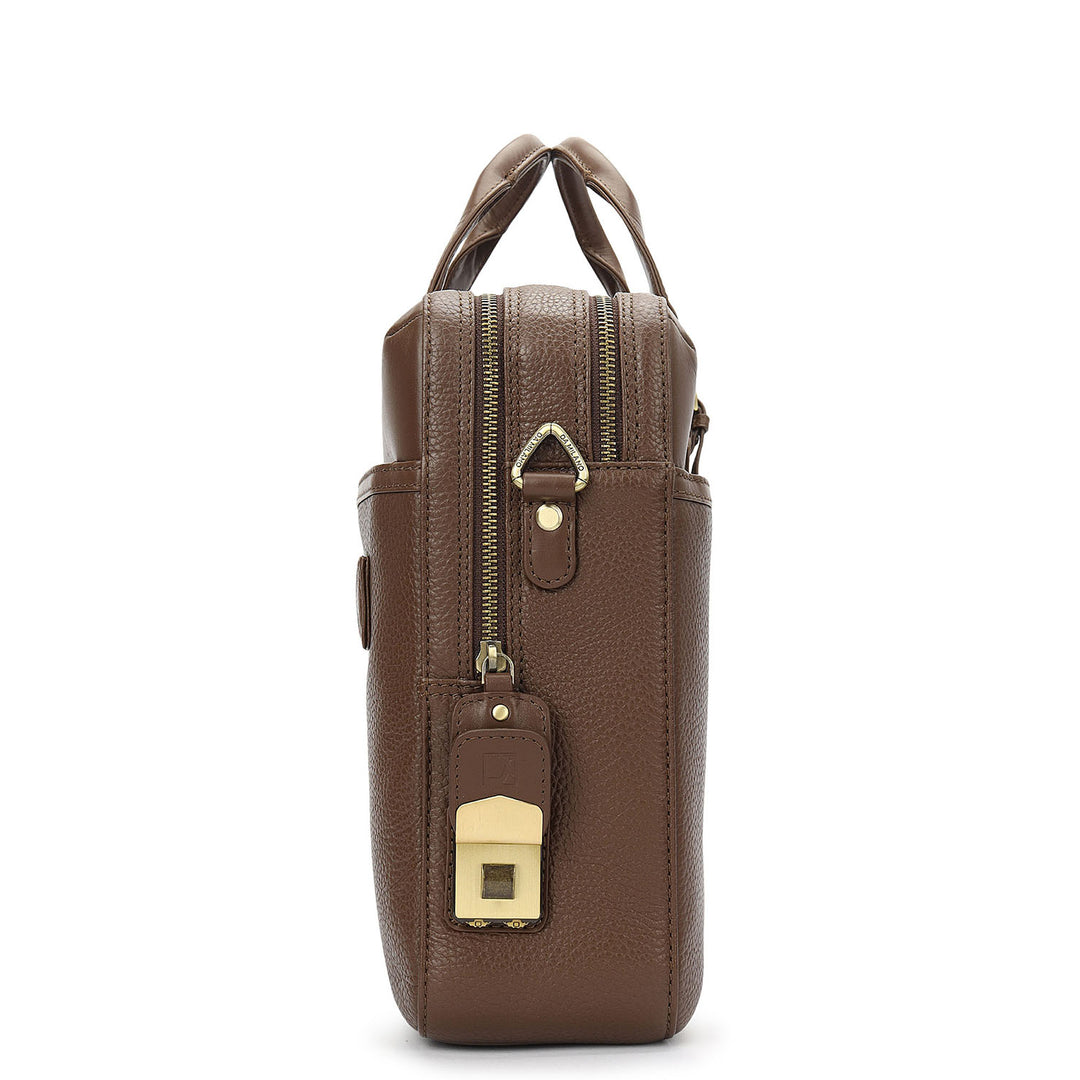 Classic Laptop Bag (M) - Mocha