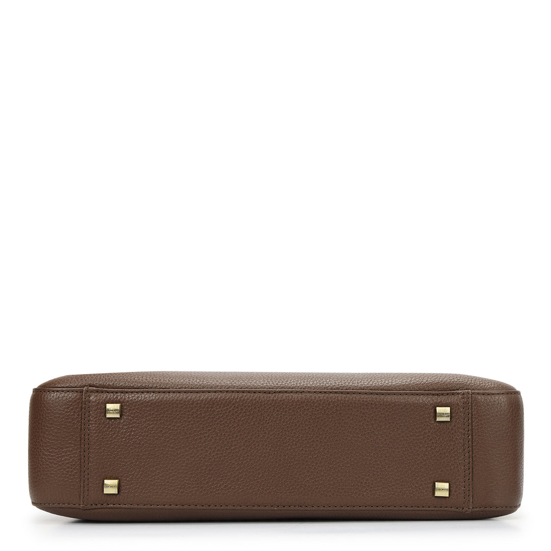 Classic Laptop Bag (M) - Mocha