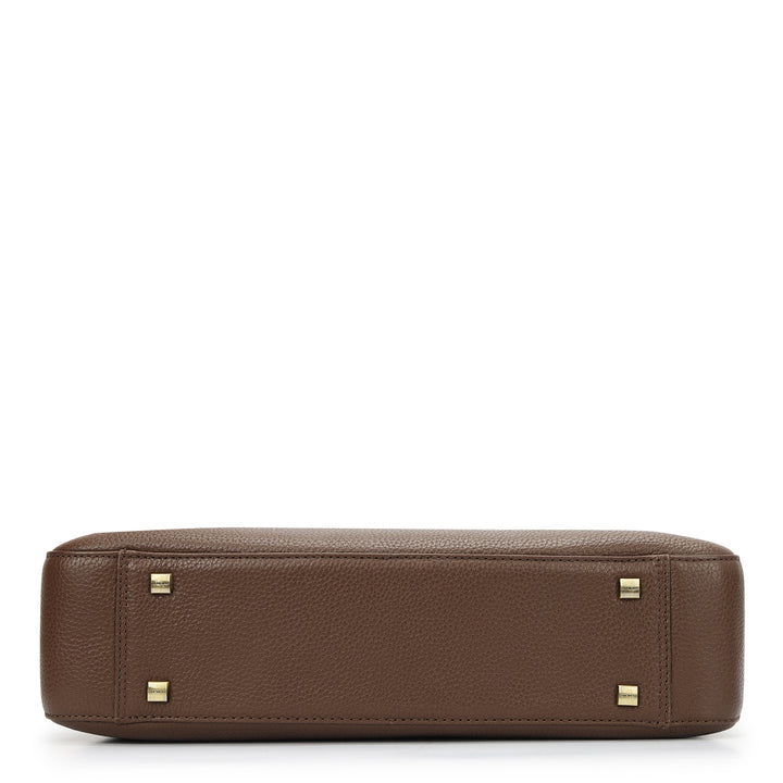 Classic Laptop Bag (M) - Mocha
