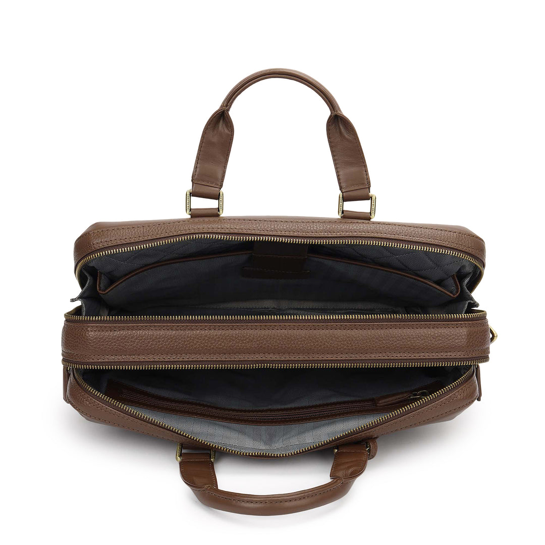 Classic Laptop Bag (M) - Mocha