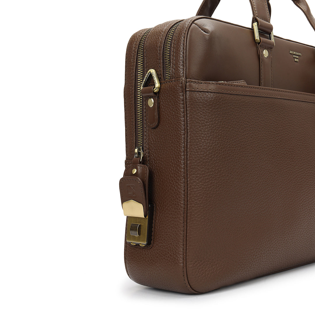 Classic Laptop Bag (M) - Mocha