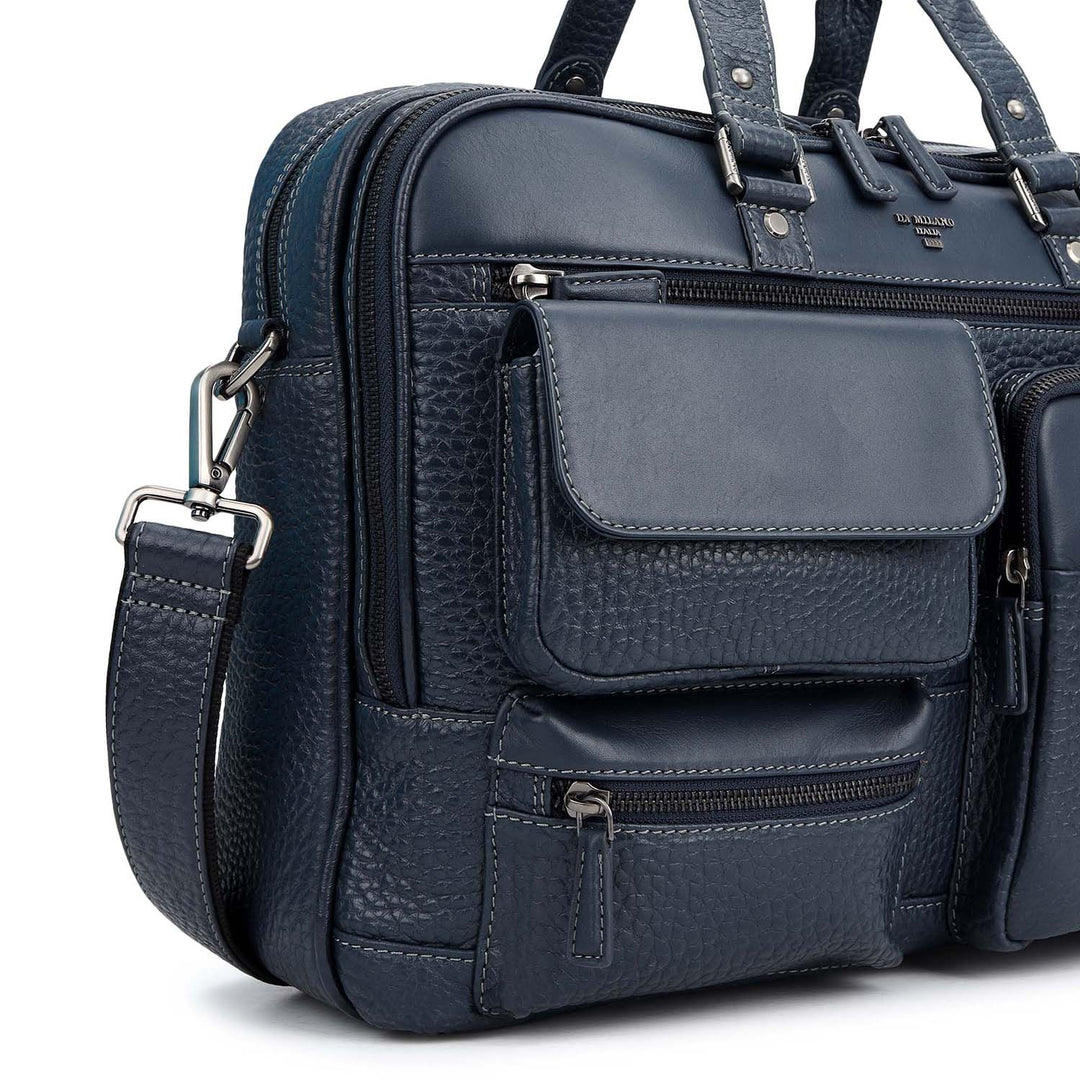 Classic Laptop Bag (L) - Navy
