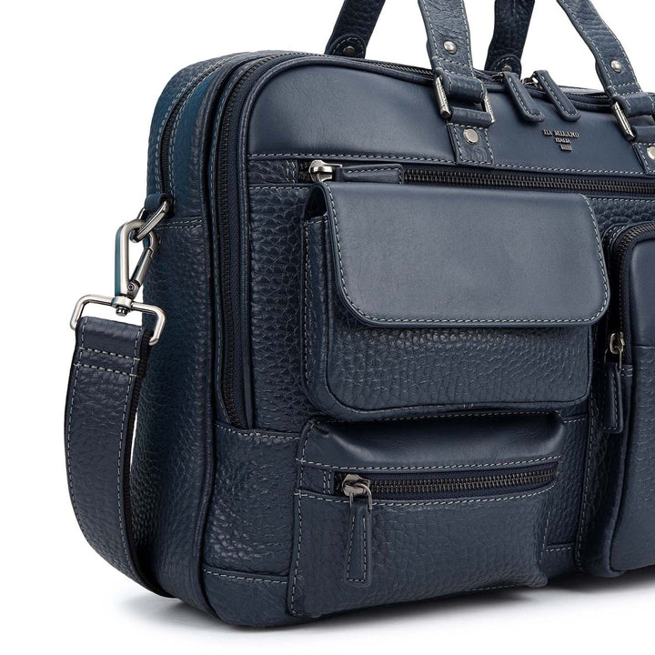 Classic Laptop Bag (L) - Navy