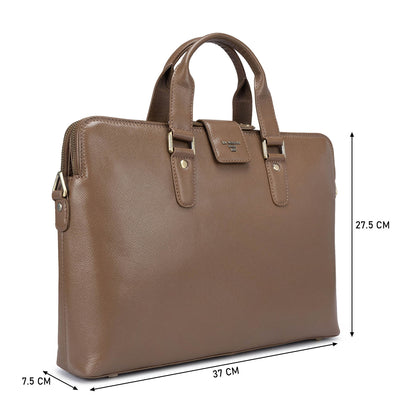 Cafe Franzy Leather Computer Bag - Upto 13"