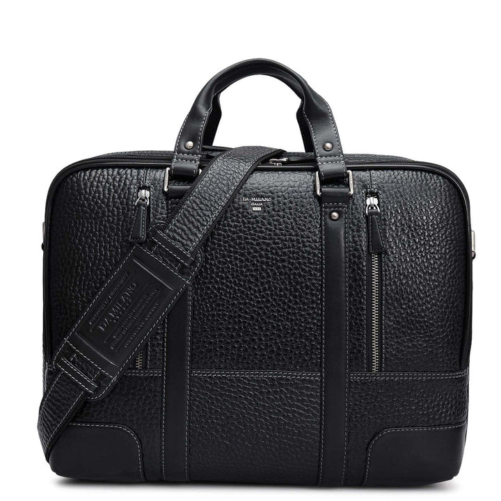 Bub Leather Laptop Bag - Black