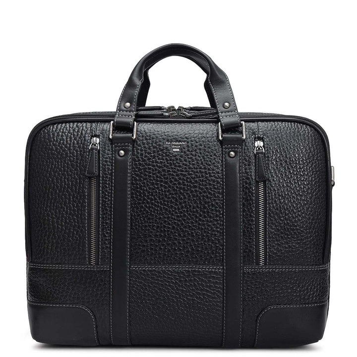 Bub Leather Laptop Bag - Black