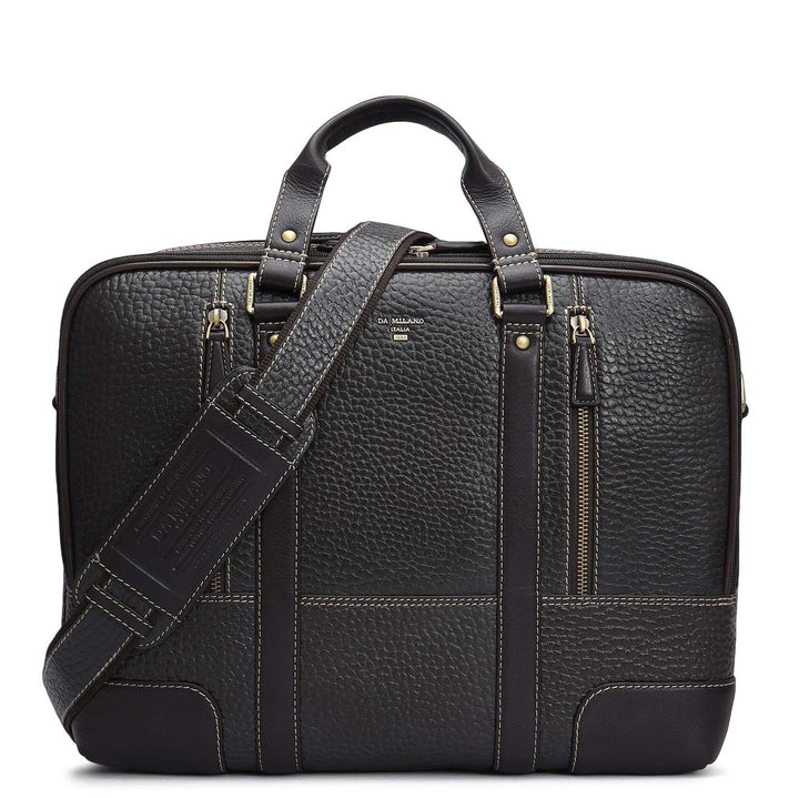 Bub Leather Laptop Bag - Chocolate