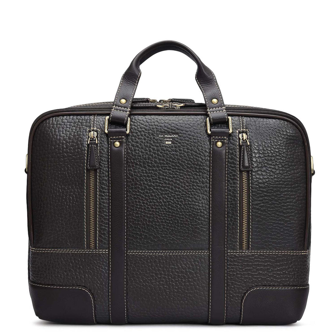 Bub Leather Laptop Bag - Chocolate