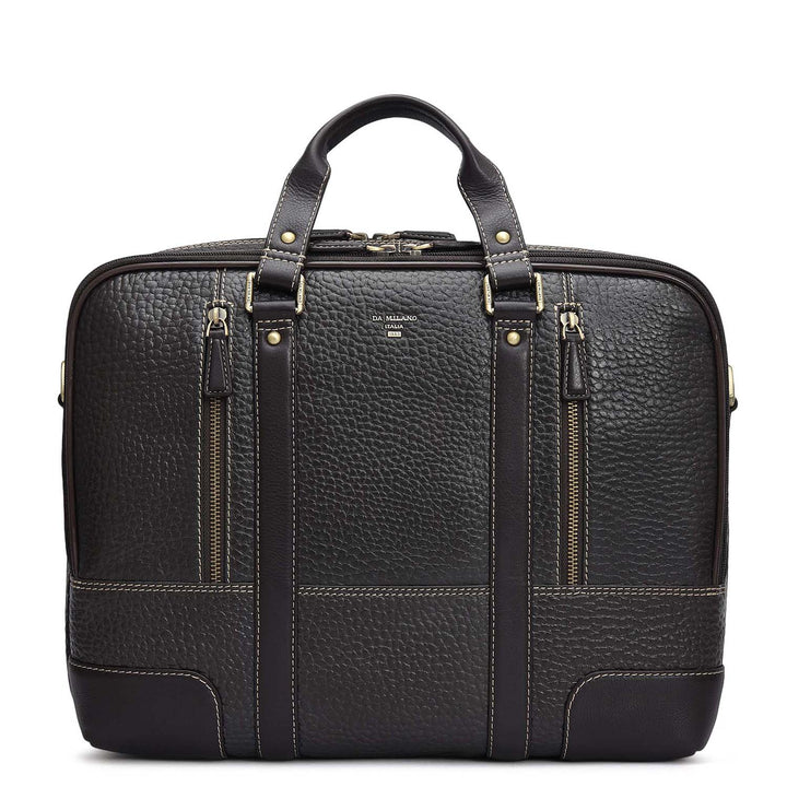Bub Leather Laptop Bag - Chocolate