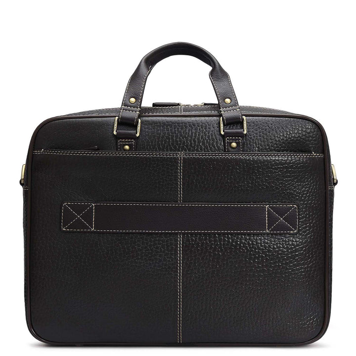 Bub Leather Laptop Bag - Chocolate