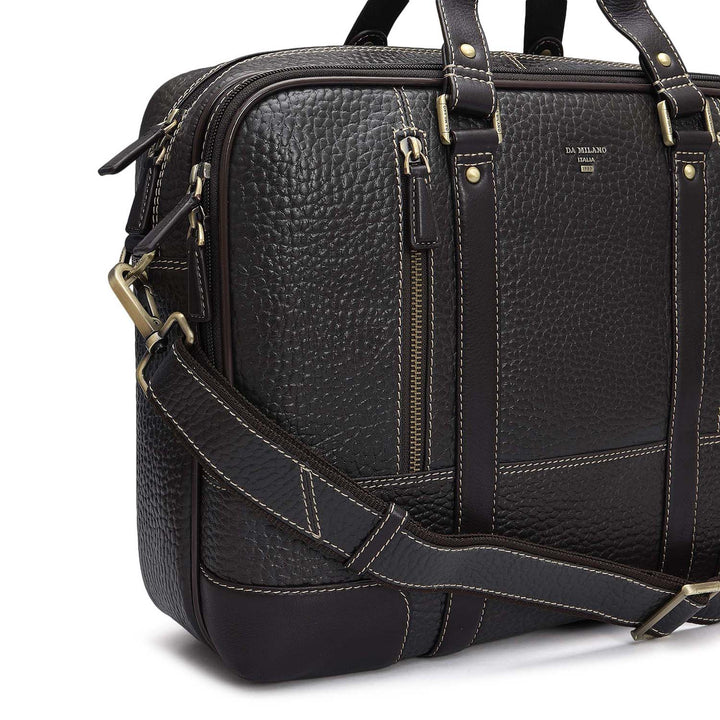 Bub Leather Laptop Bag - Chocolate