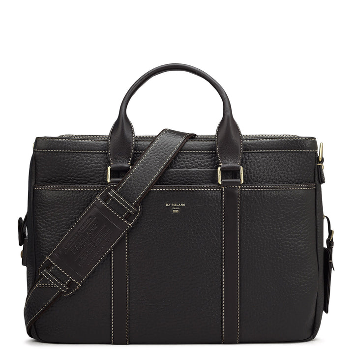 Bub Leather Laptop Bag - Brown