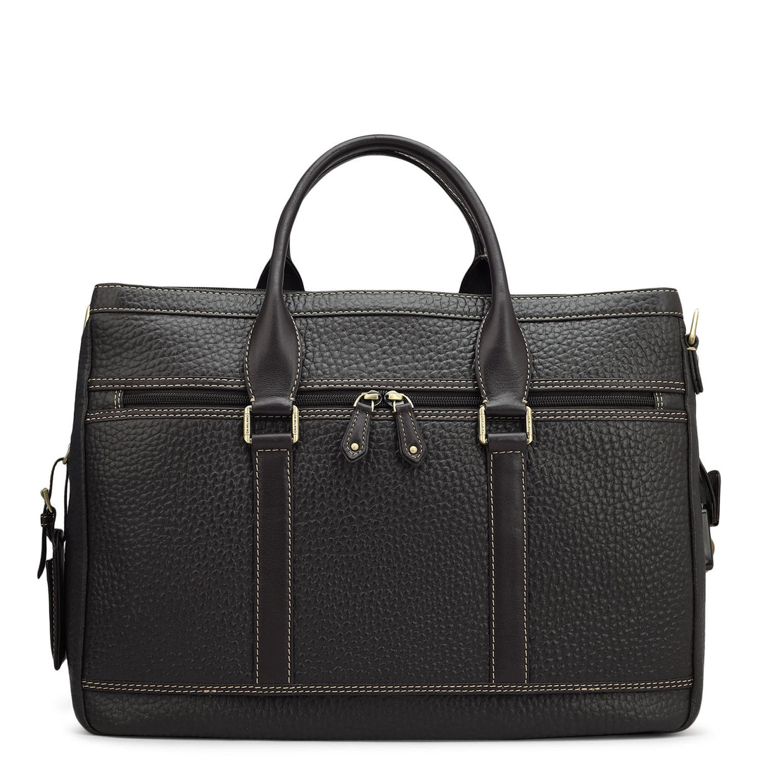 Bub Leather Laptop Bag - Brown