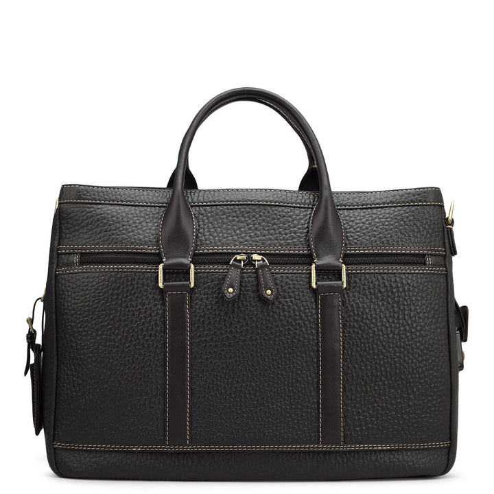 Bub Leather Laptop Bag - Brown