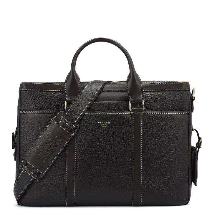 Bub Leather Laptop Bag - Brown