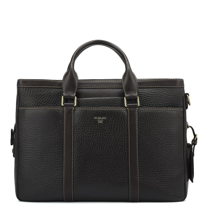Bub Leather Laptop Bag - Brown