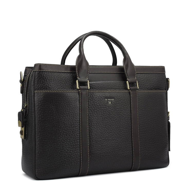 Bub Leather Laptop Bag - Brown