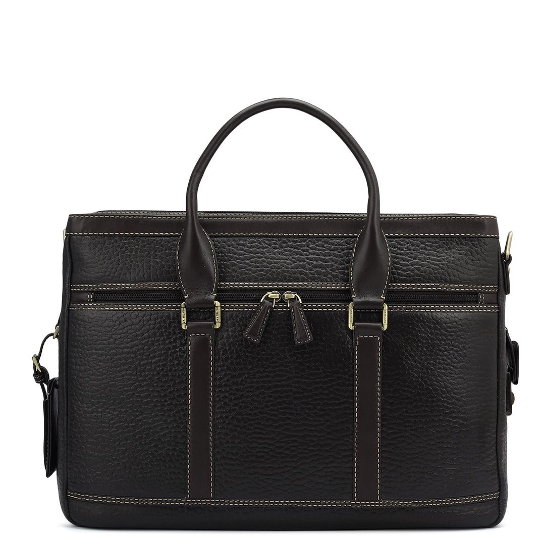 Bub Leather Laptop Bag - Brown