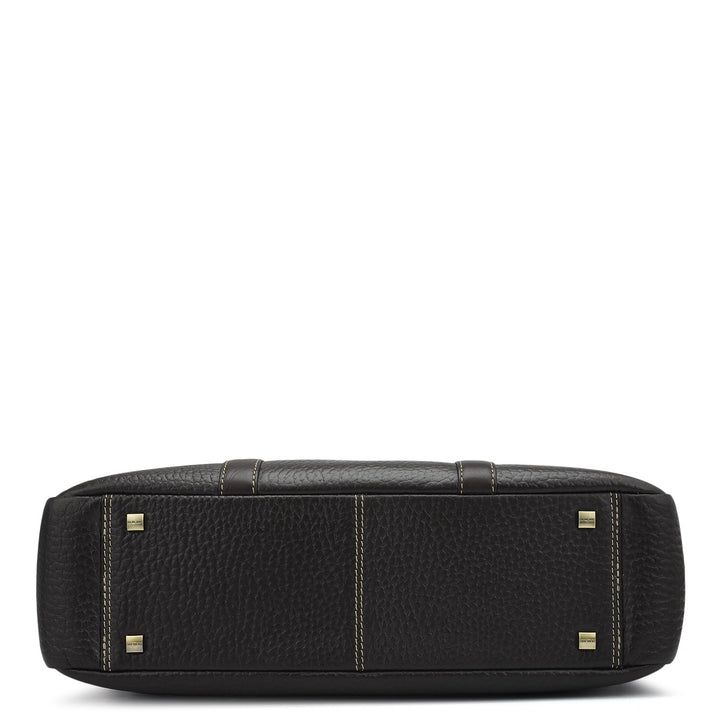 Bub Leather Laptop Bag - Brown