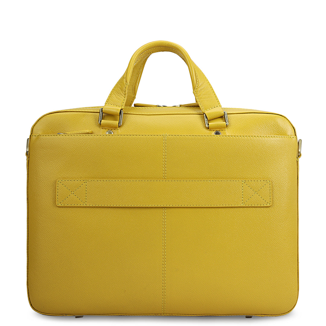Franzy Leather Laptop Bag - Minion