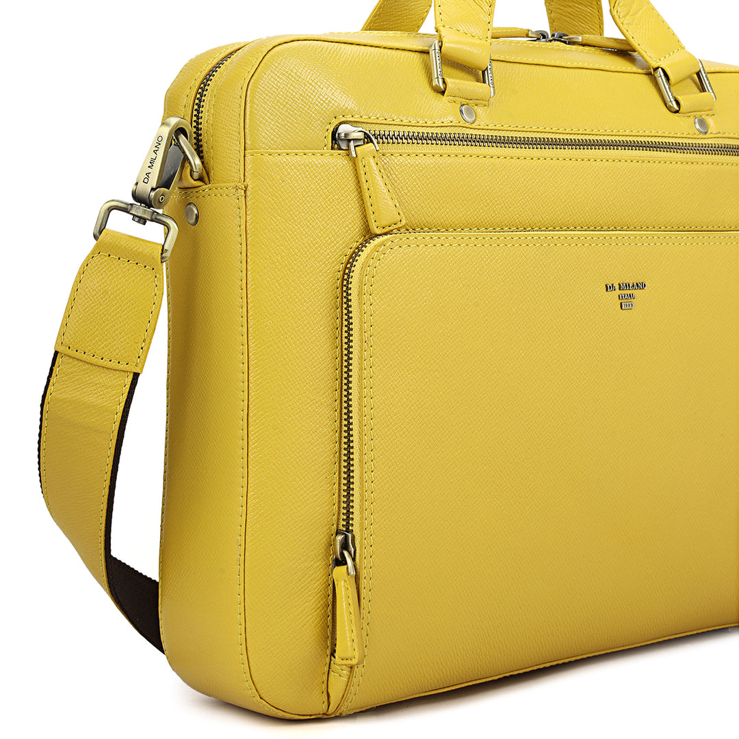 Franzy Leather Laptop Bag - Minion