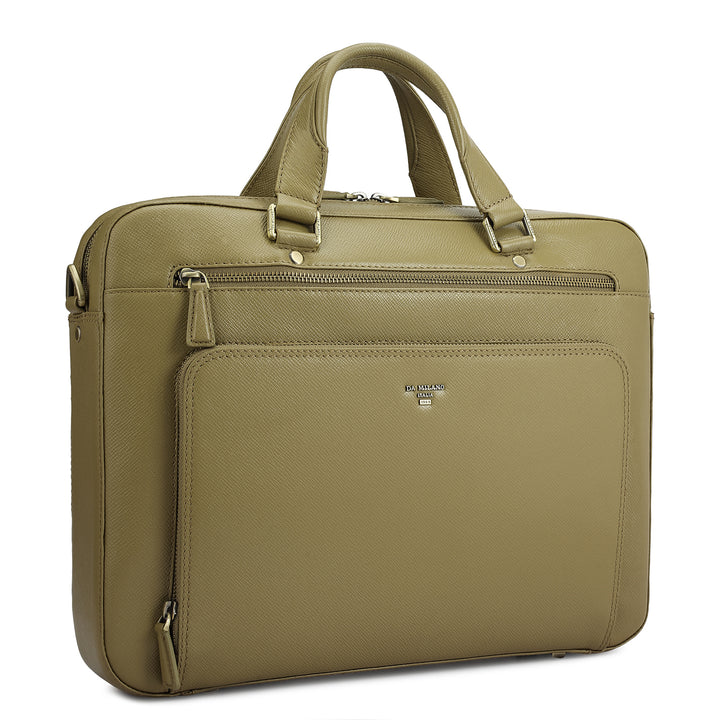 Franzy Leather Laptop Bag - Turtle