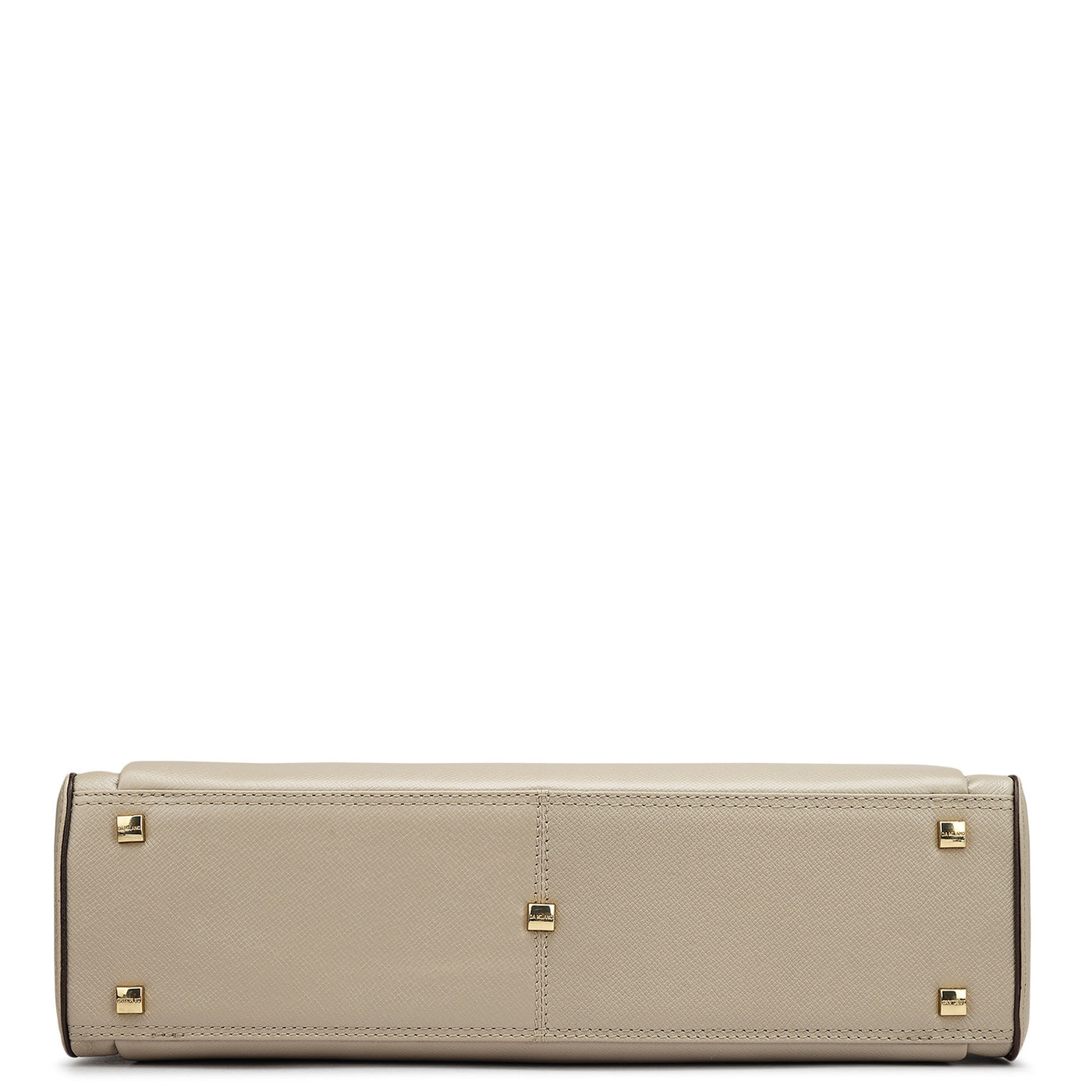 Monogram Leather Laptop Bag - Chalk
