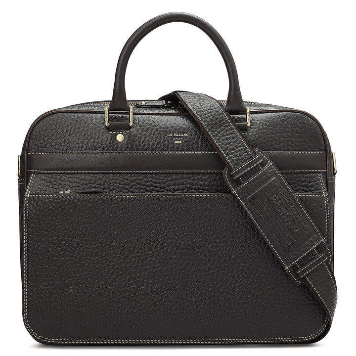 Bub Leather Laptop Bag - Brown