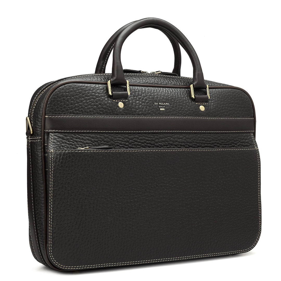 Bub Leather Laptop Bag - Brown