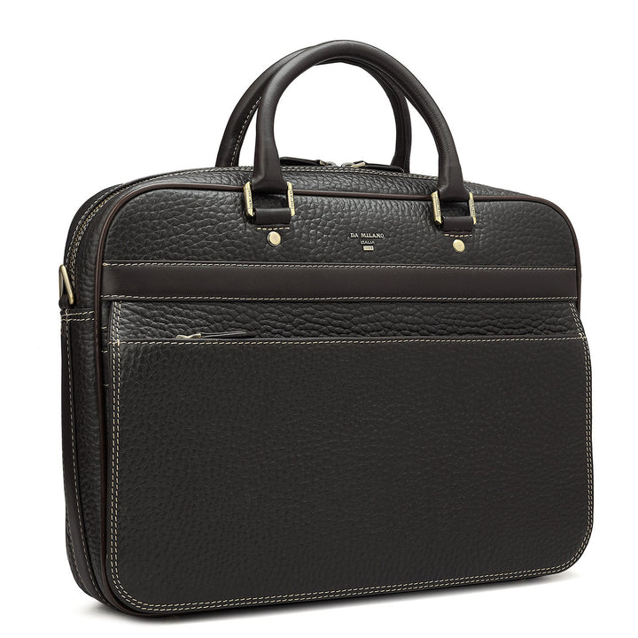 Bub Leather Laptop Bag - Brown