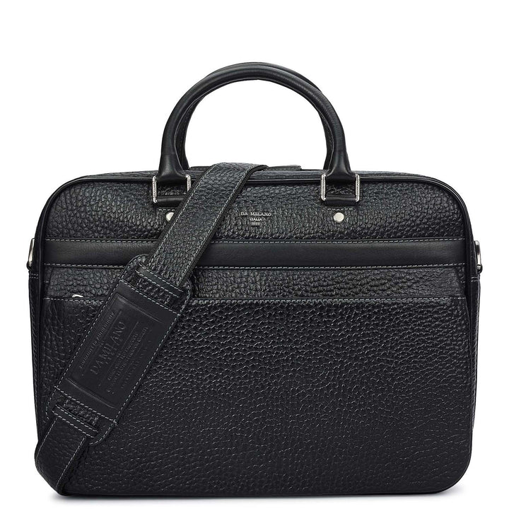 Bub Leather Laptop Bag - Black