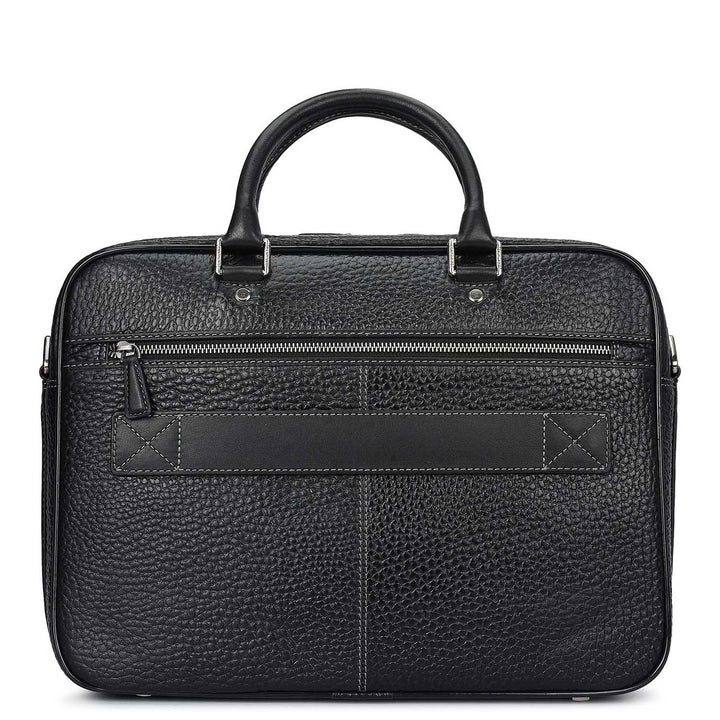 Bub Leather Laptop Bag - Black