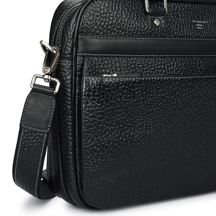 Bub Leather Laptop Bag - Black