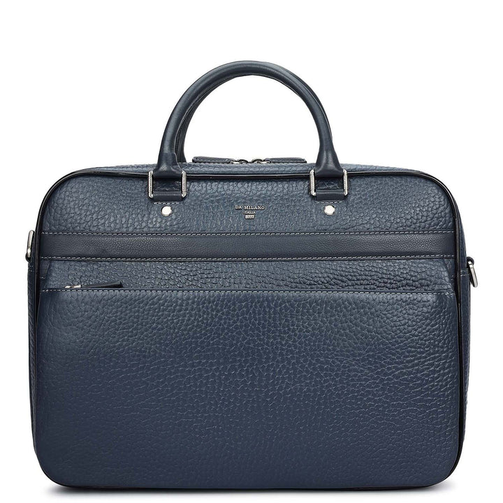 Bub Leather Laptop Bag - Dark Blue