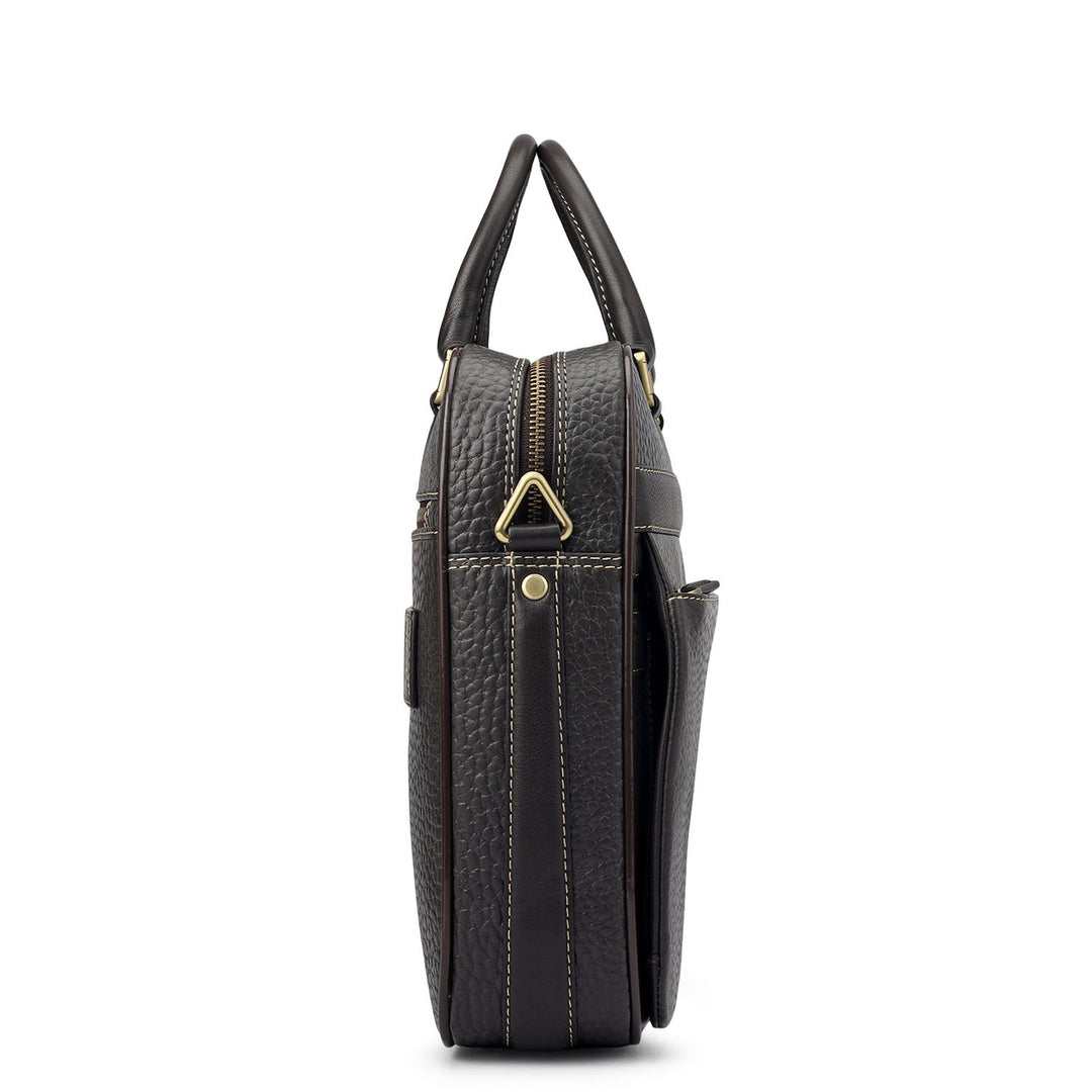 Classic Laptop Bag (M) - Brown