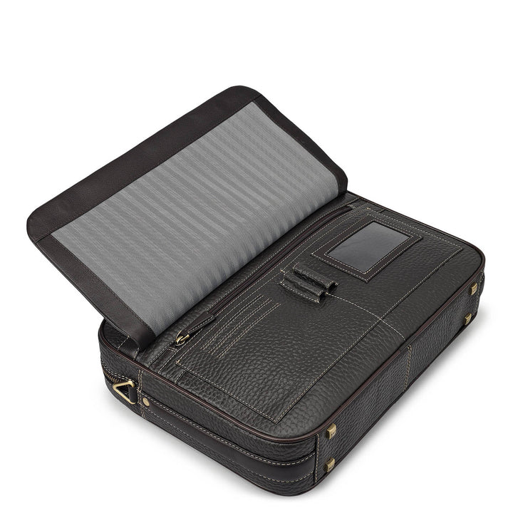 Classic Laptop Bag (M) - Brown