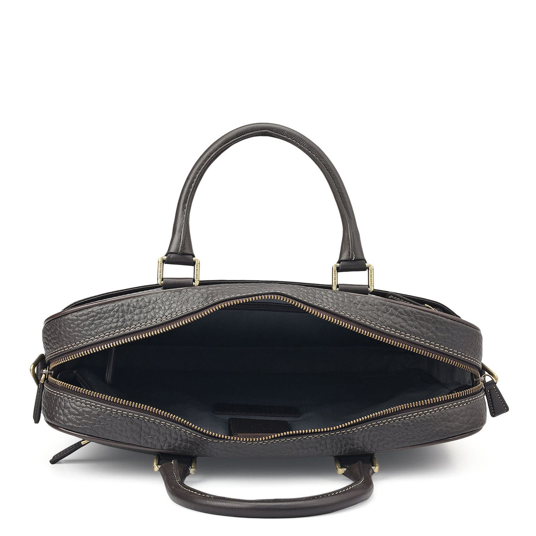Classic Laptop Bag (M) - Brown