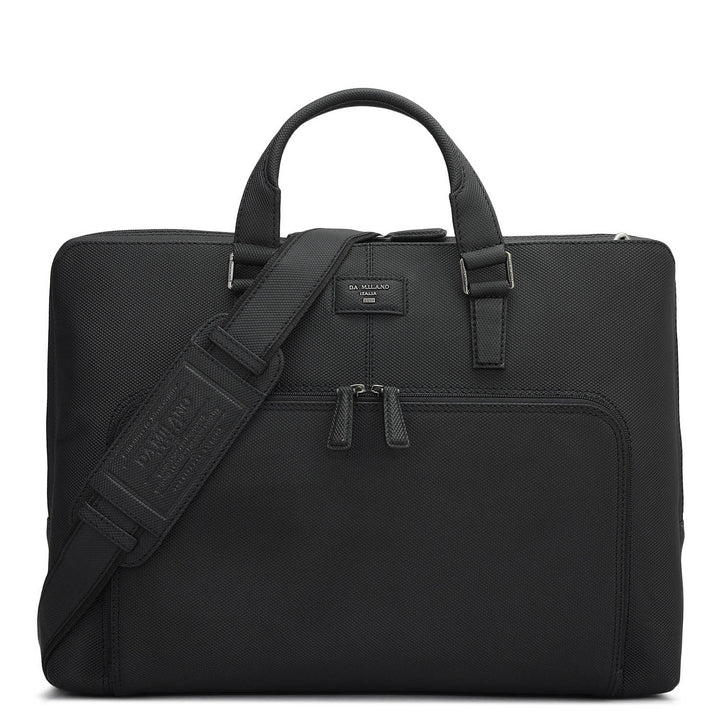 Fish Leather Laptop Bag - Black