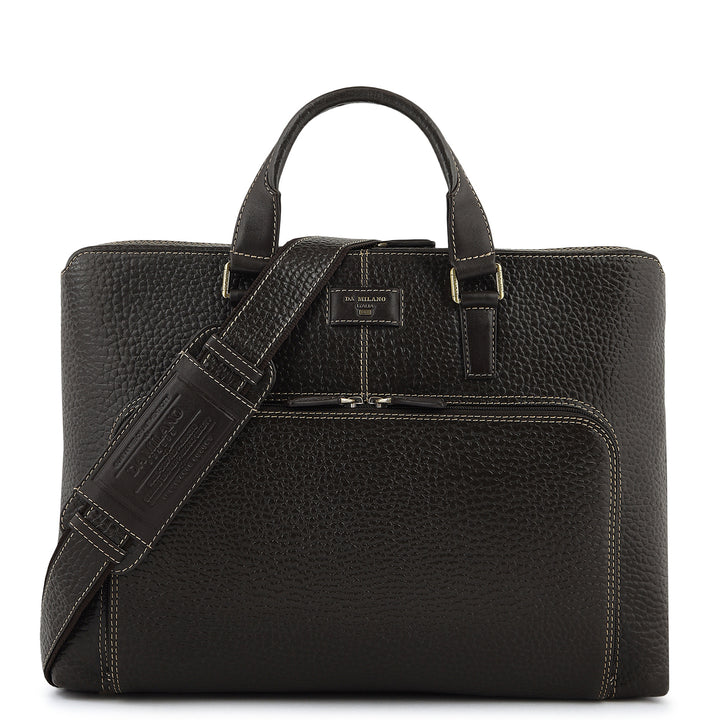 Classic Laptop Bag (L) - Brown