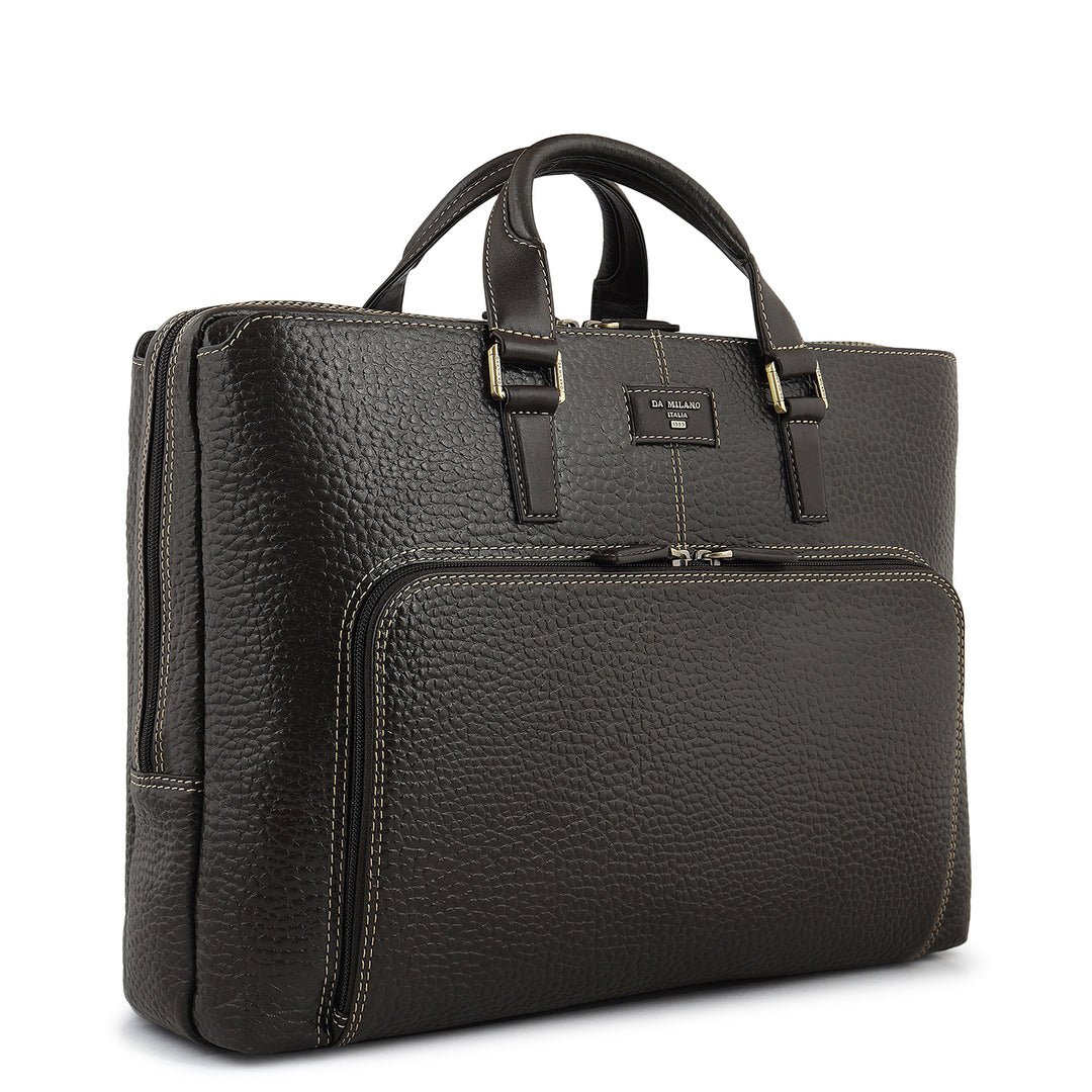 Classic Laptop Bag (L) - Brown