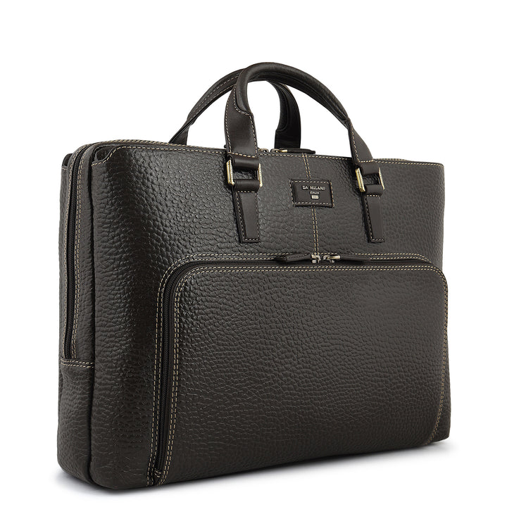 Classic Laptop Bag (L) - Brown