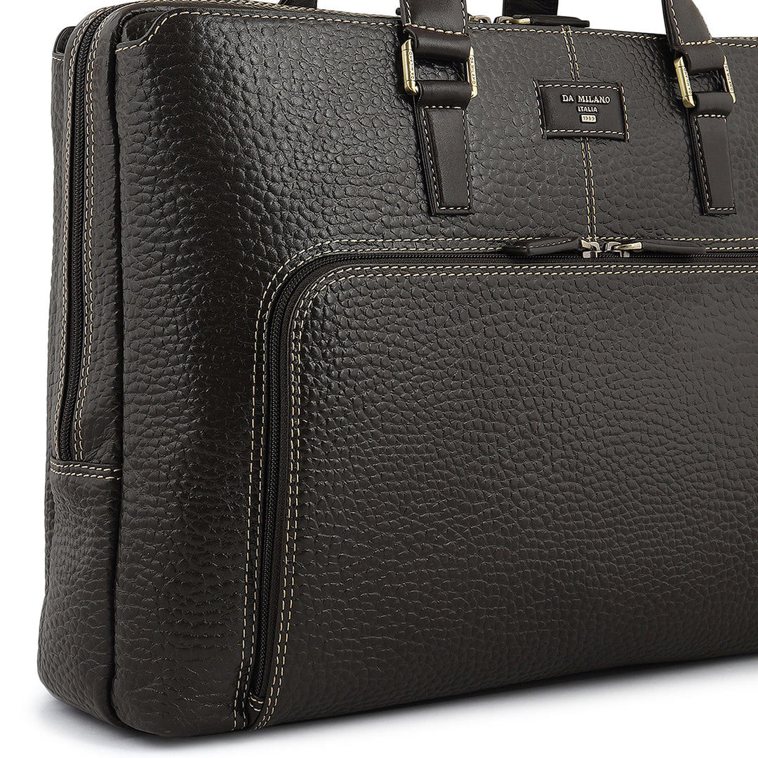Classic Laptop Bag (L) - Brown