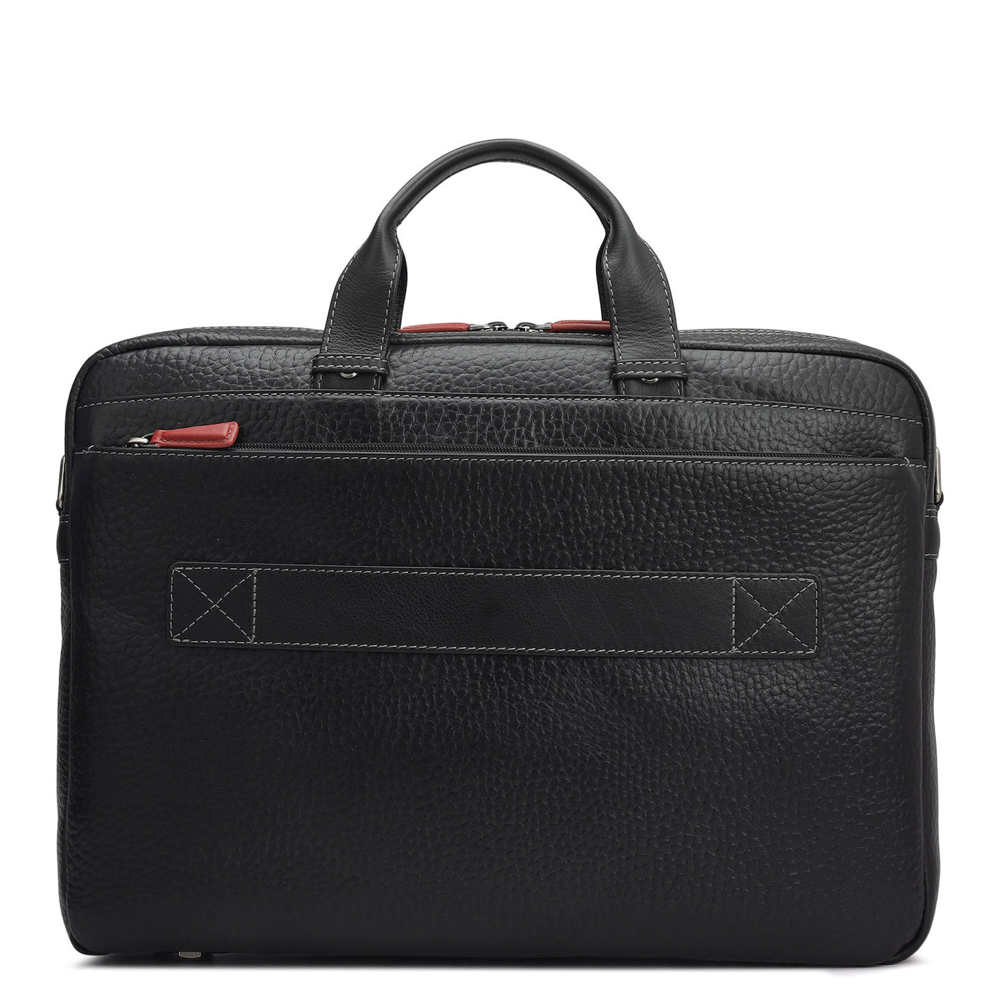 Bub Leather Laptop Bag - Black
