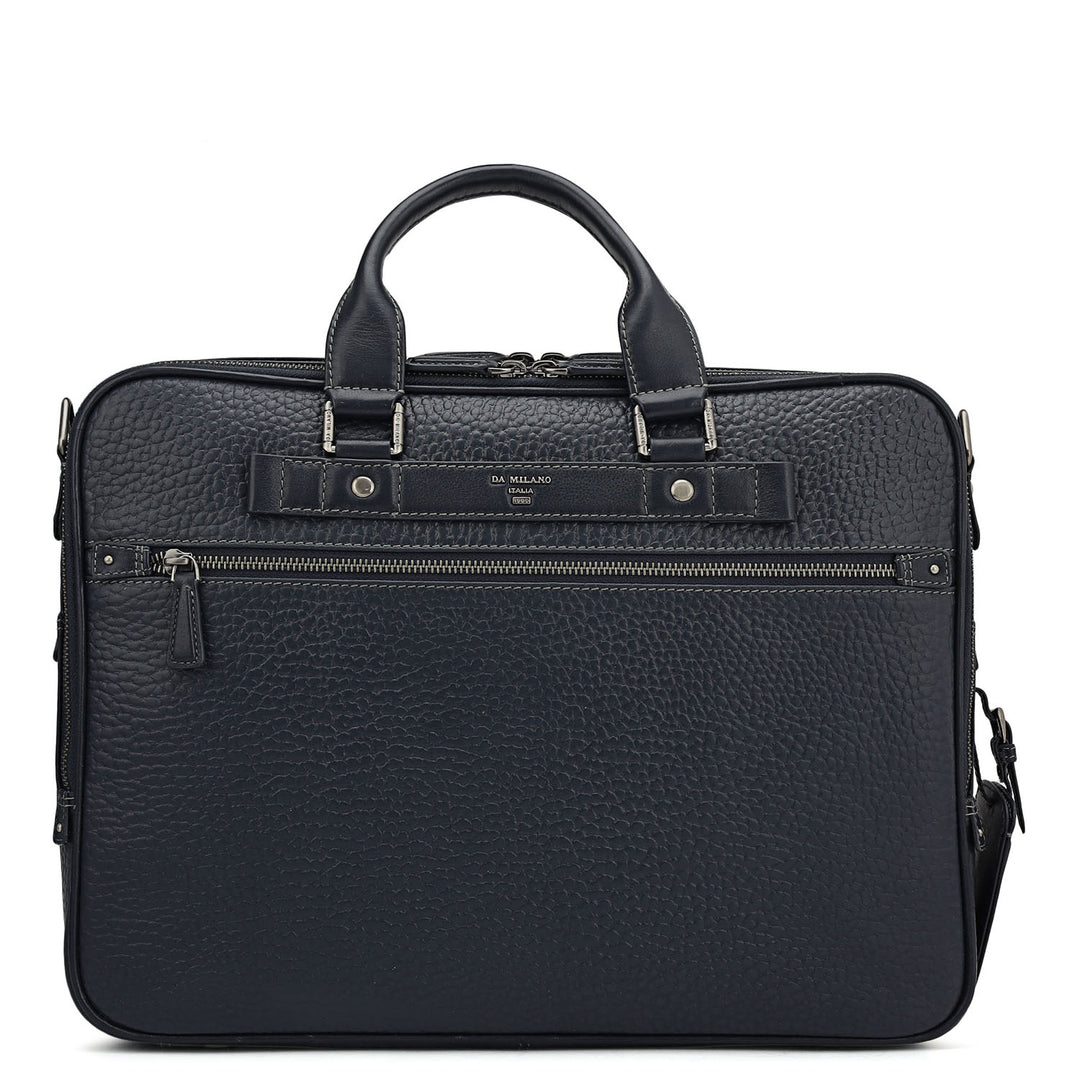 Bub Leather Laptop Bag - Blue