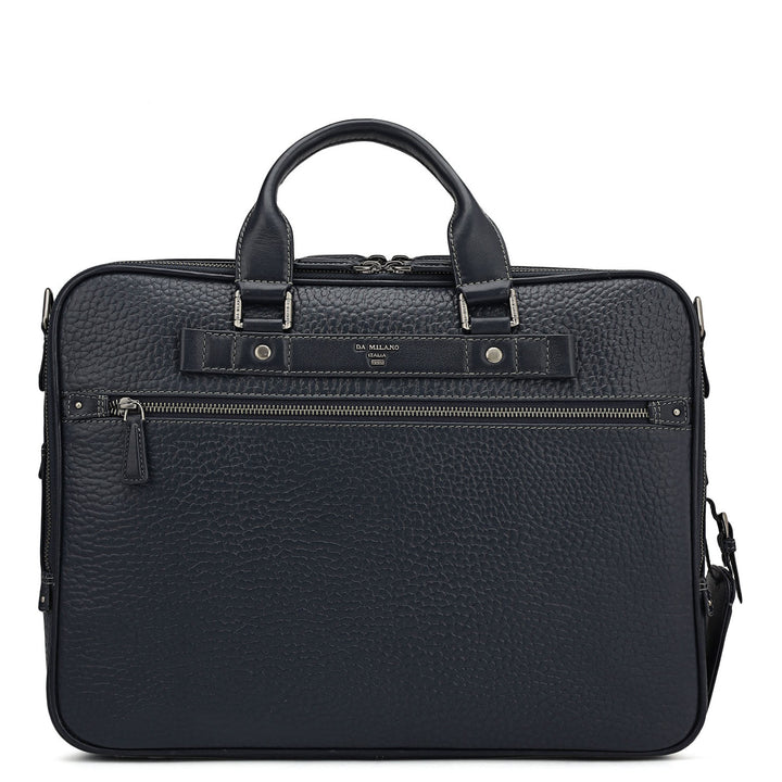 Bub Leather Laptop Bag - Blue