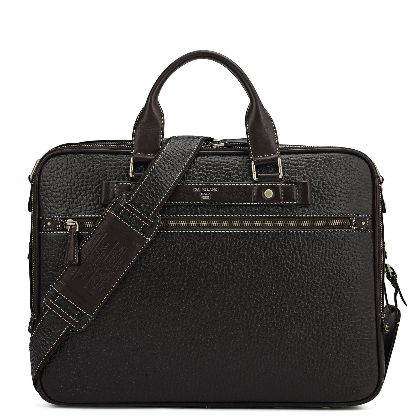 Bub Leather Laptop Bag - Brown