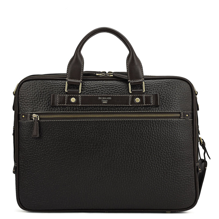 Bub Leather Laptop Bag - Brown